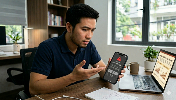 Cần làm gì khi ứng dụng ngân hàng liên tục tự thoát và từ chối đăng nhập?