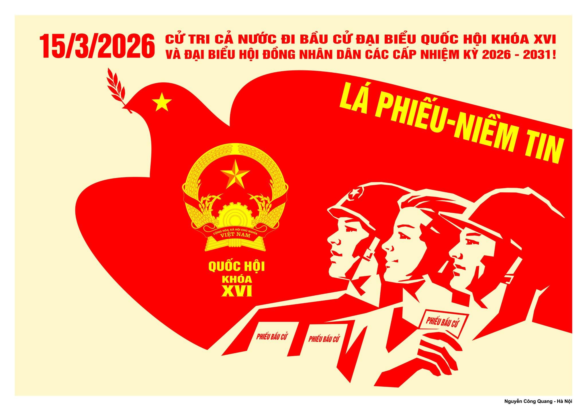 Các mốc thời gian trước và sau khi diễn ra cuộc bầu cử đại biểu Quốc hội khóa XVI