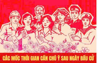 Các mốc thời gian cần chú ý sau ngày bầu cử