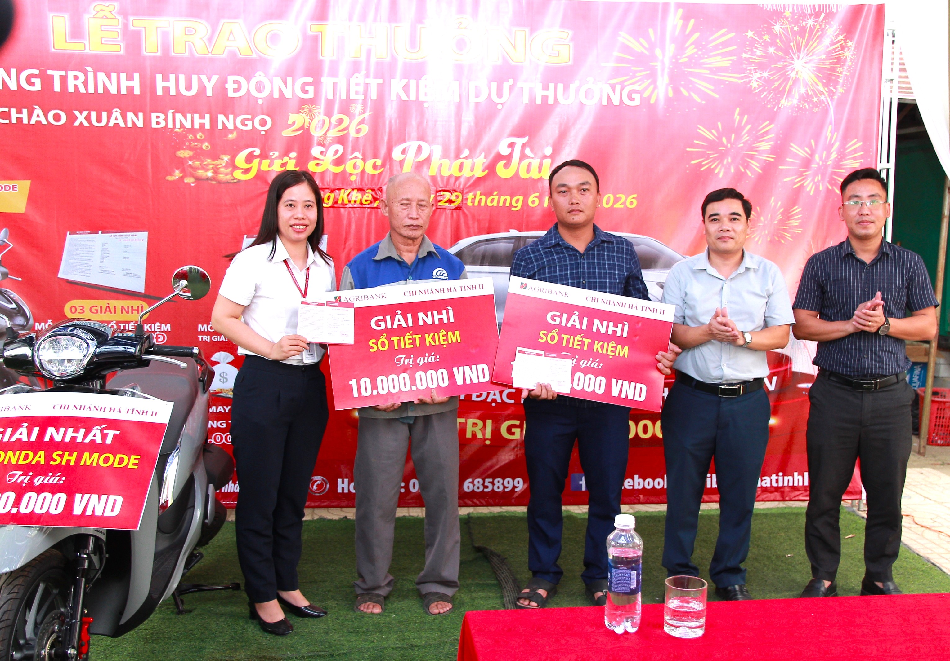 Ông Nguyễn Văn Quang trú tại xã Hương Bình trúng giải thưởng Chào xuân Bính Ngọ 2026 - Gửi lộc phát tài