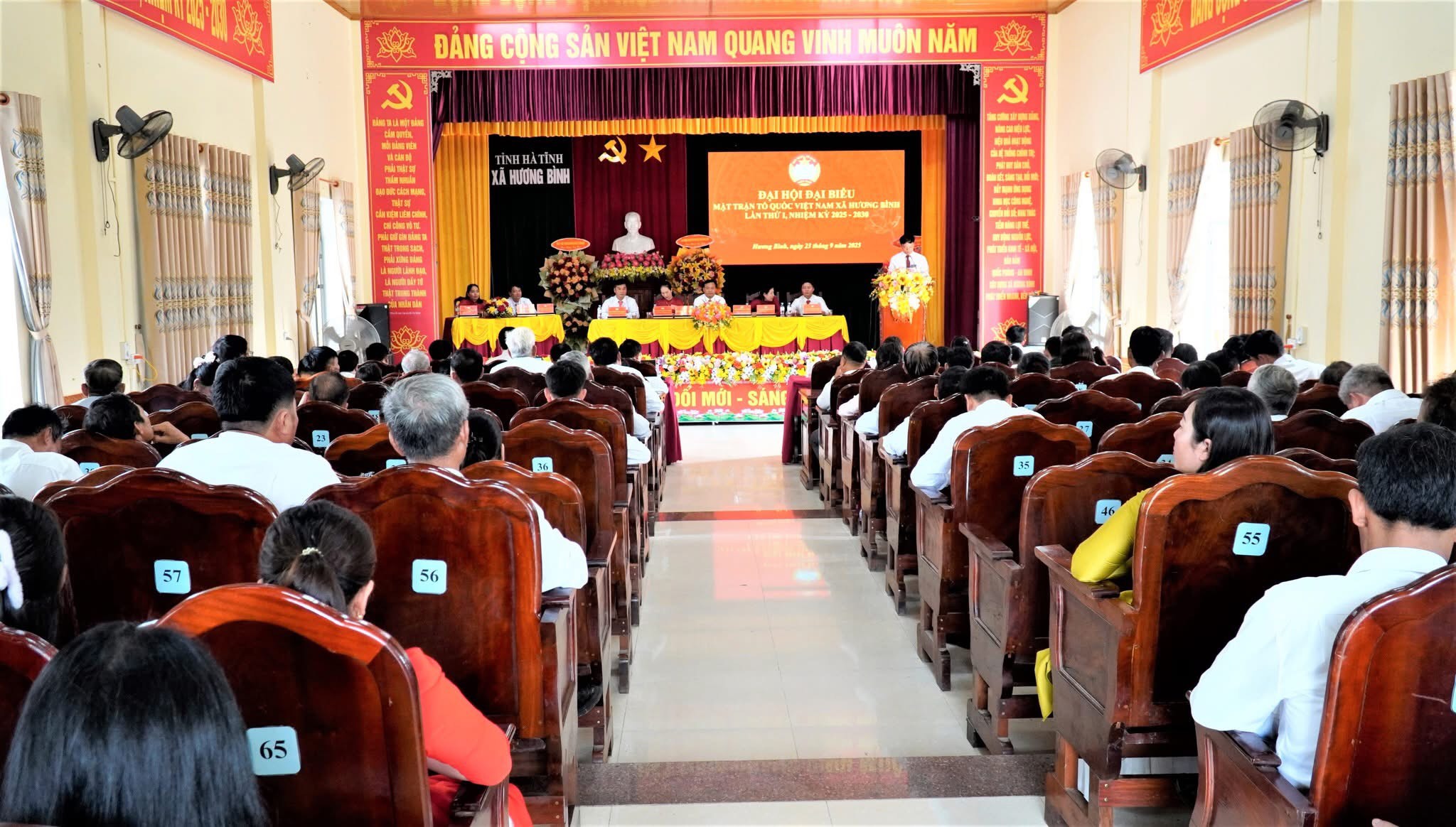 ĐẠI HỘI ĐẠI BIỂU MẶT TRẬN TỔ QUỐC VIỆT NAM XÃ HƯƠNG BÌNH, NHIỆM KỲ 2025-2030