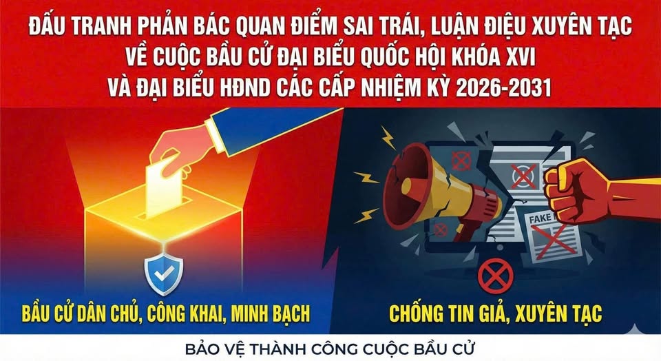 Nhận diện, đấu tranh phản bác thông tin sai trái, xuyên tạc về bầu cử