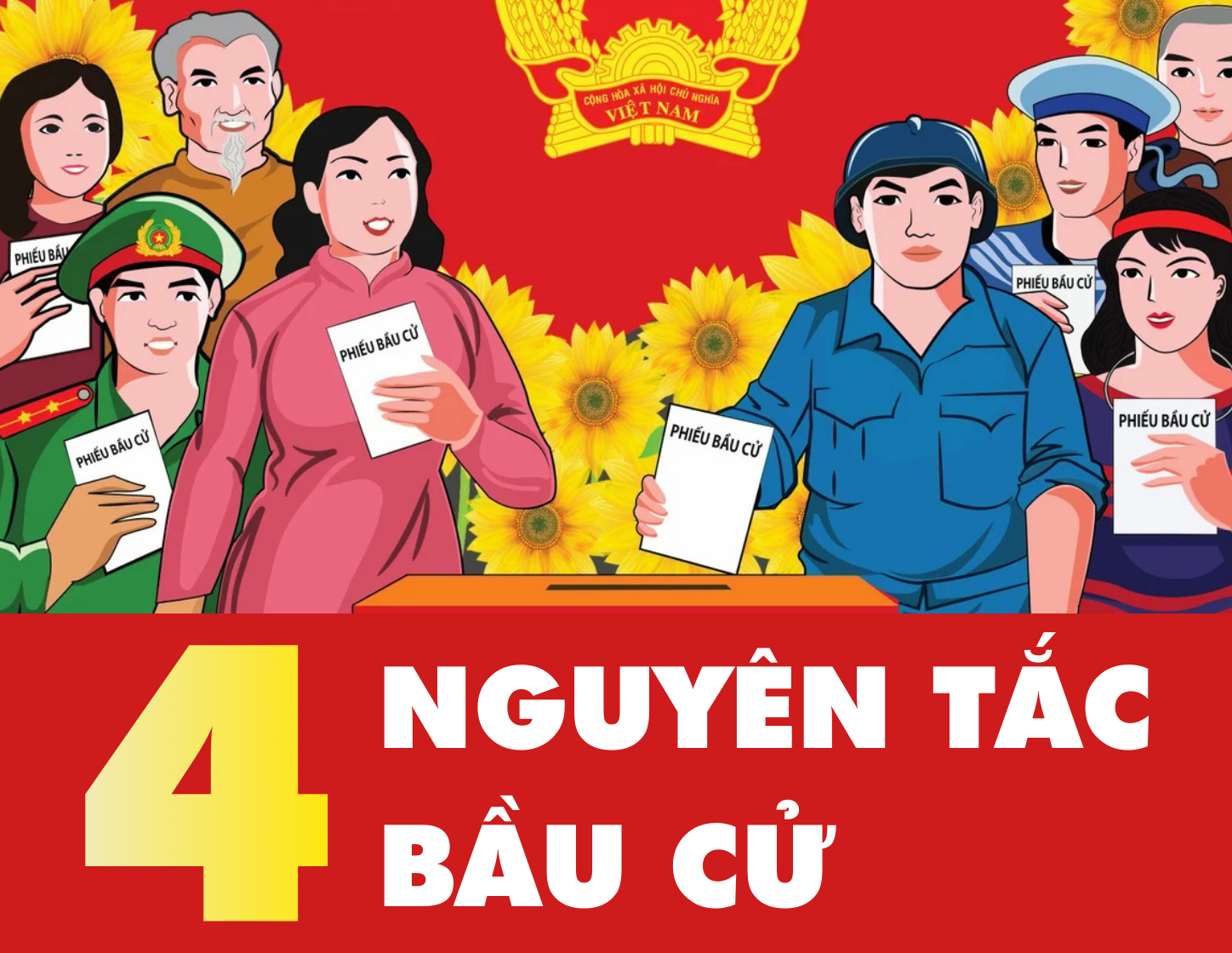 4 nguyên tắc trong bầu cử ĐBQH và đại biểu HĐND