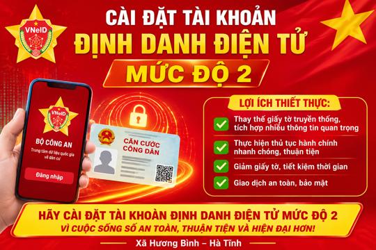 Đi từng ngõ, gõ từng nhà rà từng người dân cài đặt tài khoản định danh điện tử mức độ 2 