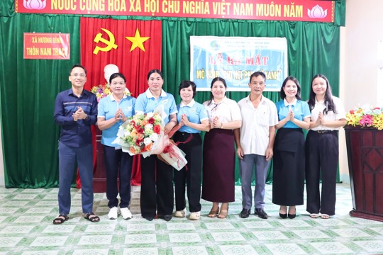 Ra mắt mô hình “Chi hội Phụ nữ xanh” tại thôn Nam Trạch