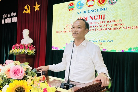 Tập trung triển khai sản xuất vụ Đông năm 2026 và Tháng cao điểm Vì người nghèo
