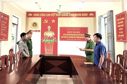 Khởi tố đối tượng Gây rối trật tự công cộng trên địa bàn xã Hương Bình