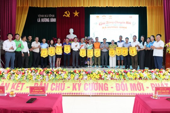 Hương Bình tổ chức Giải bóng chuyền hơi nam – nữ năm 2026