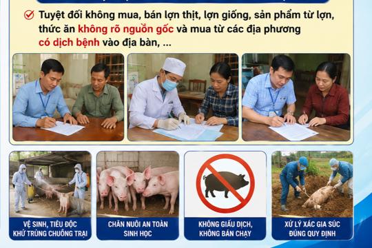 Tăng cường các biện pháp phòng, chống dịch bệnh trên đàn gia súc
