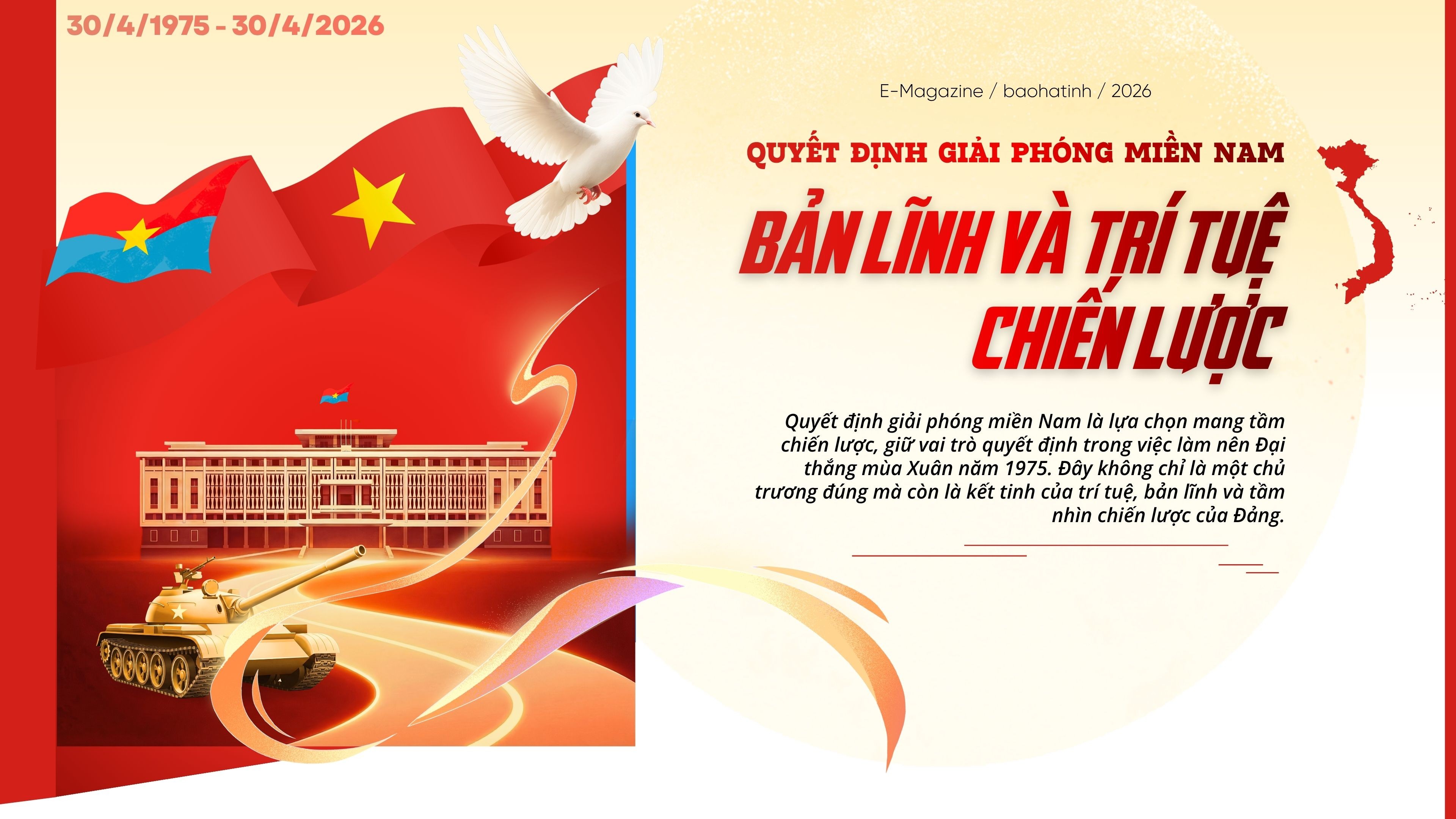 Quyết định giải phóng miền nam - bản lĩnh và trí tuệ chiến lược 