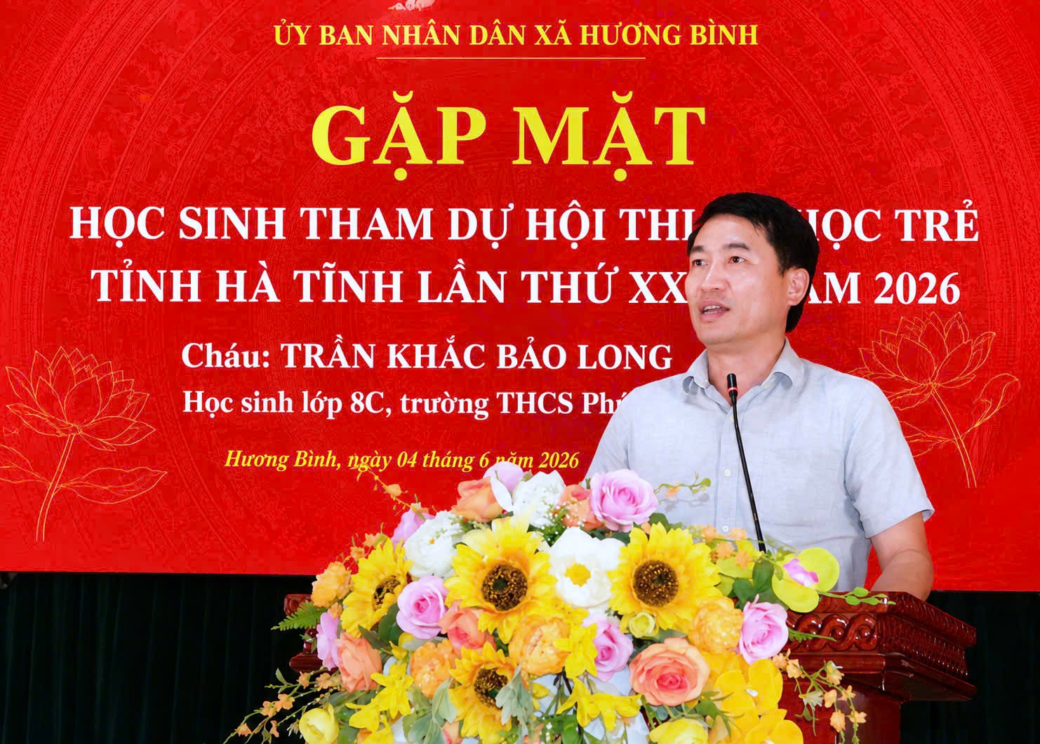 Gặp mặt nam sinh tham dự kỳ thi tin học trẻ lần thứ 29 năm 2026