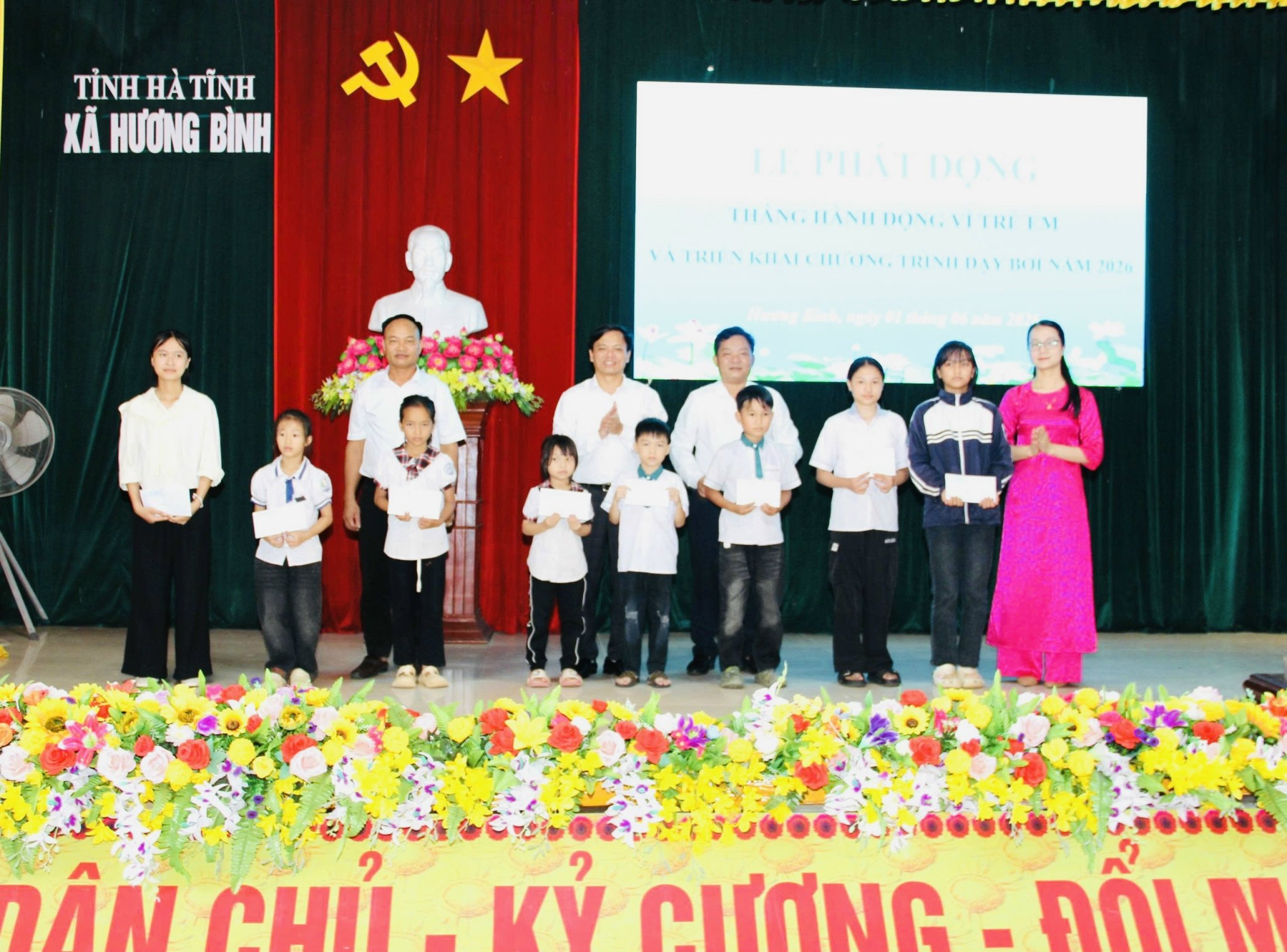 Hương Bình phát động tháng hành động vì trẻ em năm 2026 